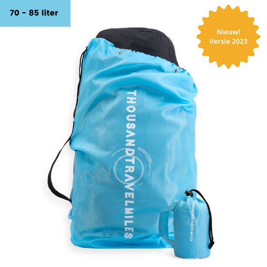 Flightbag – 100 litres – Housse de sac à dos – Sac à dos flightbag – Blauw clair – Thousandtravelmiles