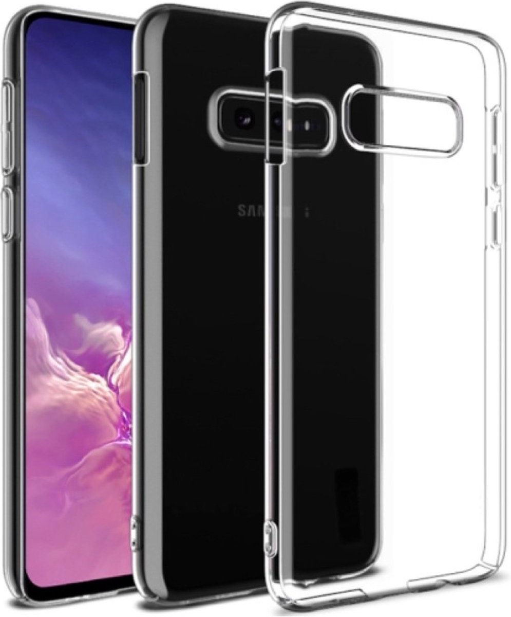 Hoesje Geschikt voor Samsung Galaxy S10 silicone back cover/Transparant hoesje