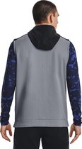 UA Storm SweaterFleece Vest - Steel / Versa Blue / White