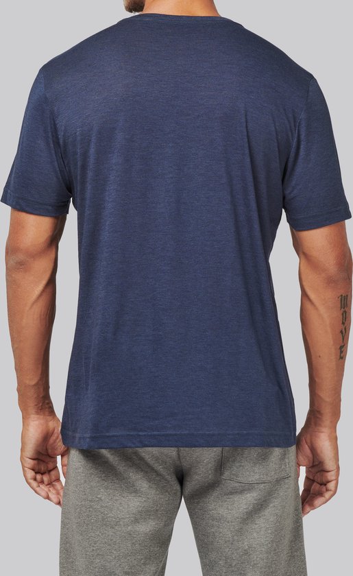 Chemise de sport homme tri-blend ' Proact' manches courtes Gris Chiné - 3XL