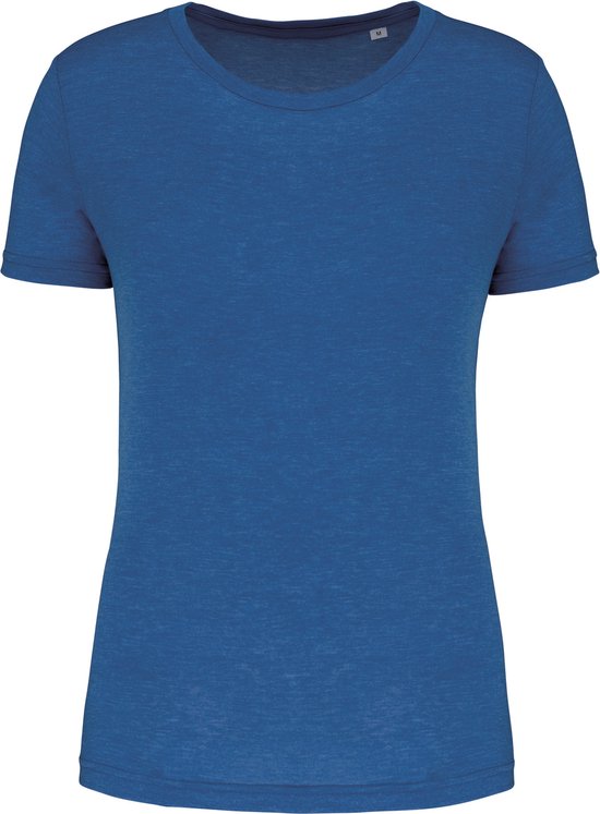 Damessport-T-shirt triblend met ronde hals 'Proact' Sporty Royal Blue - XS