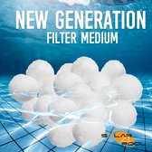 Filterbollen 20 zakken totaal 4500 gram filter ballen ipv zand of parels in zandfilter zwembad zandfilterpomp