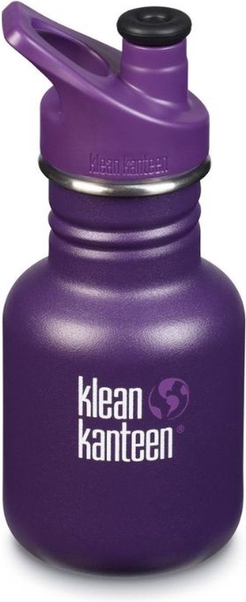Klean Kanteen Bottle 12oz Kid Classic Narrow Sport Sparkling Grape