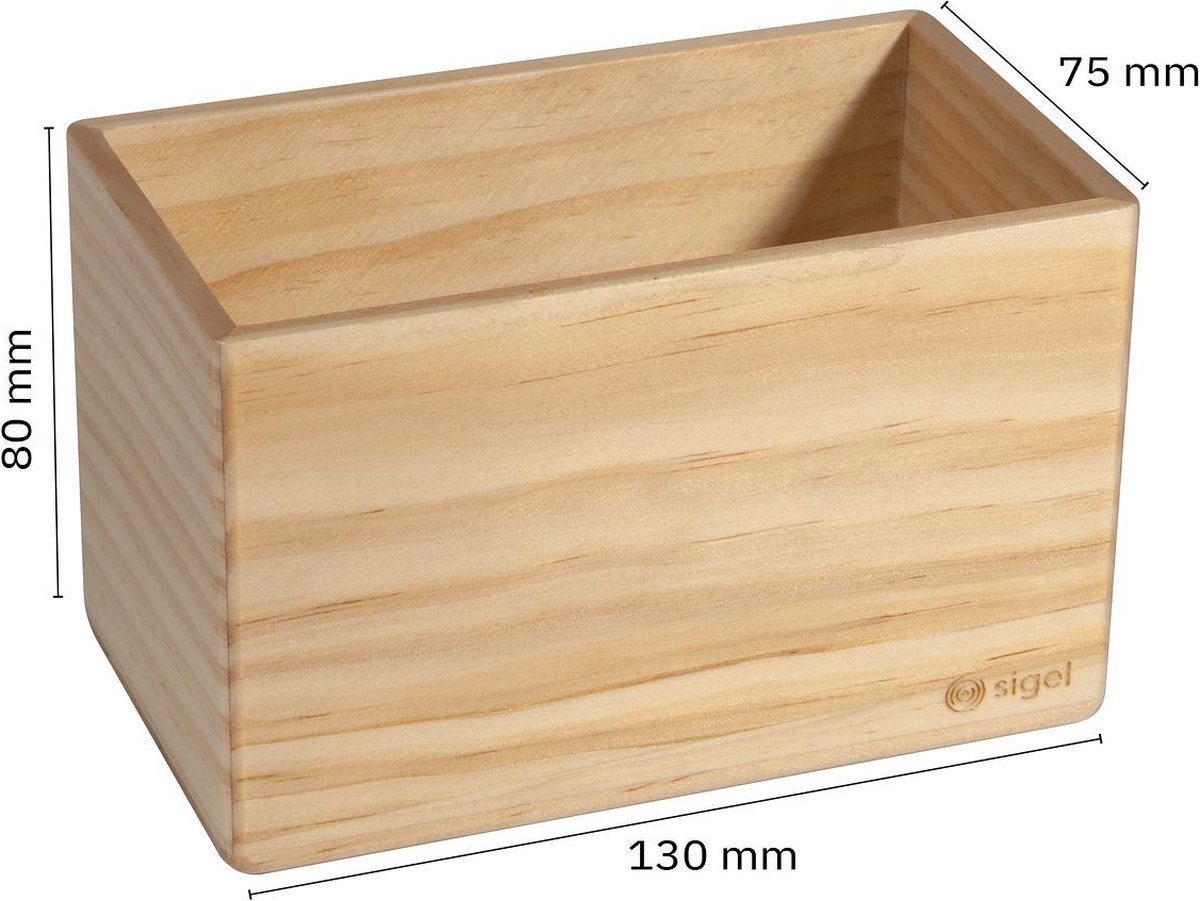 Sigel opbergbox 130x80x75 mm magnetisch