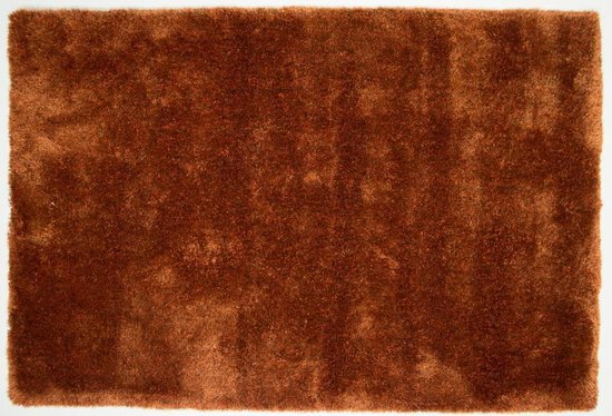 Ross 63 - Moquette unique à poils longs dans la composition de couleur orange / marron
