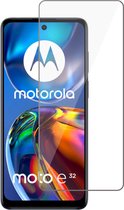 NuGlas Screenprotector Geschikt Voor Motorola Moto E32 Tempered Glass 2.5D
