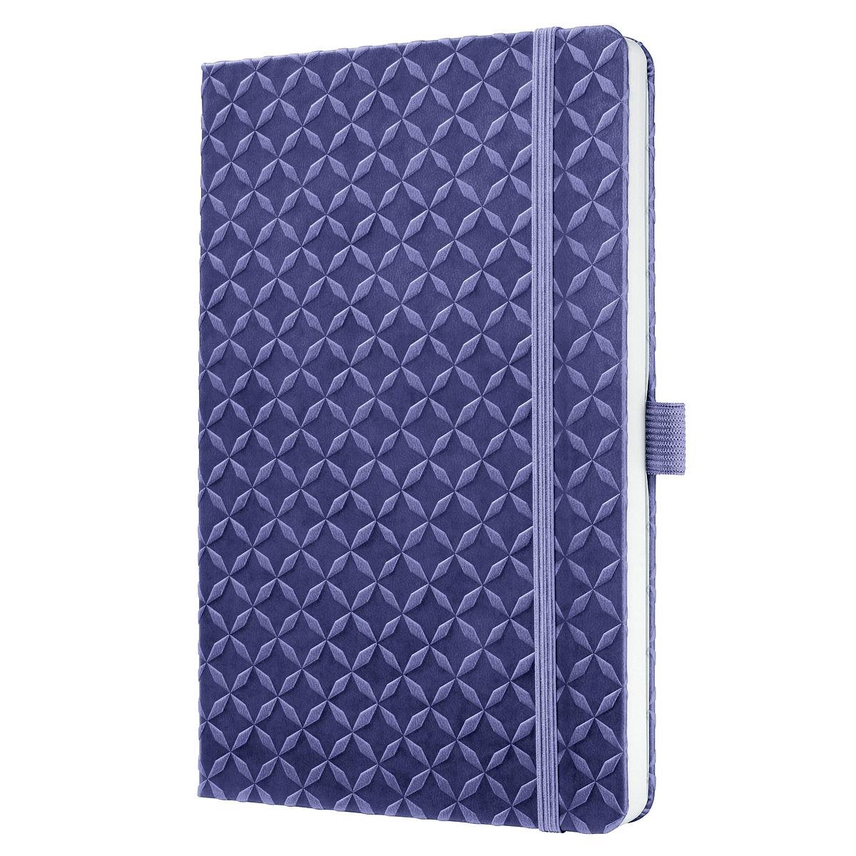 Sigel - notitieboek - Jolie Flair - A5 - hardcover - 174 pagina's - lijn - 80 grams papier - Dark Purple - SI-JN131