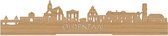 Debout Skyline Oldenzaal Bois de Bamboe - 60 cm - Décoration d'intérieur design - Décoration à placer - WoodWideCities