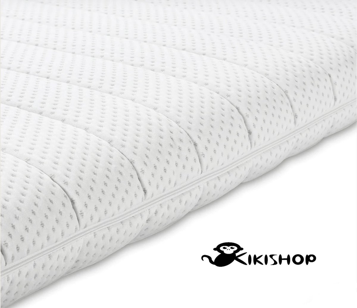 Kikishop Topper HYBRID 180x200x7 Topdekmatras 100% HYBRID +- 7 cm dik Afritsbaar hoes - 5 jaar garantie