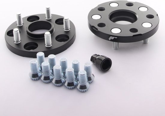 JR WA1 Entretoises/Adaptateurs 15mm 5x112 66.6 Noir