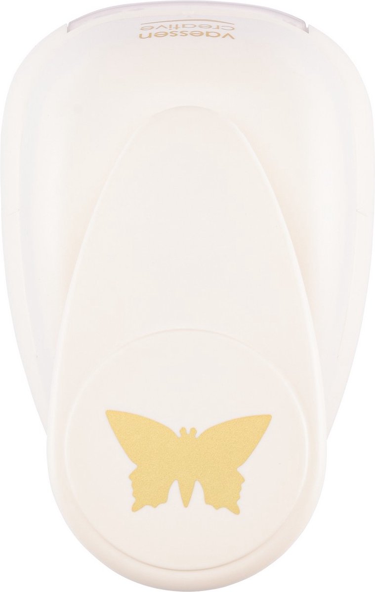 Vaessen Creative Pons - Figuurpons - Vlinder - 2,8 x 4,7 cm