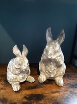 Set van 2 keramieken konijnen - pasen