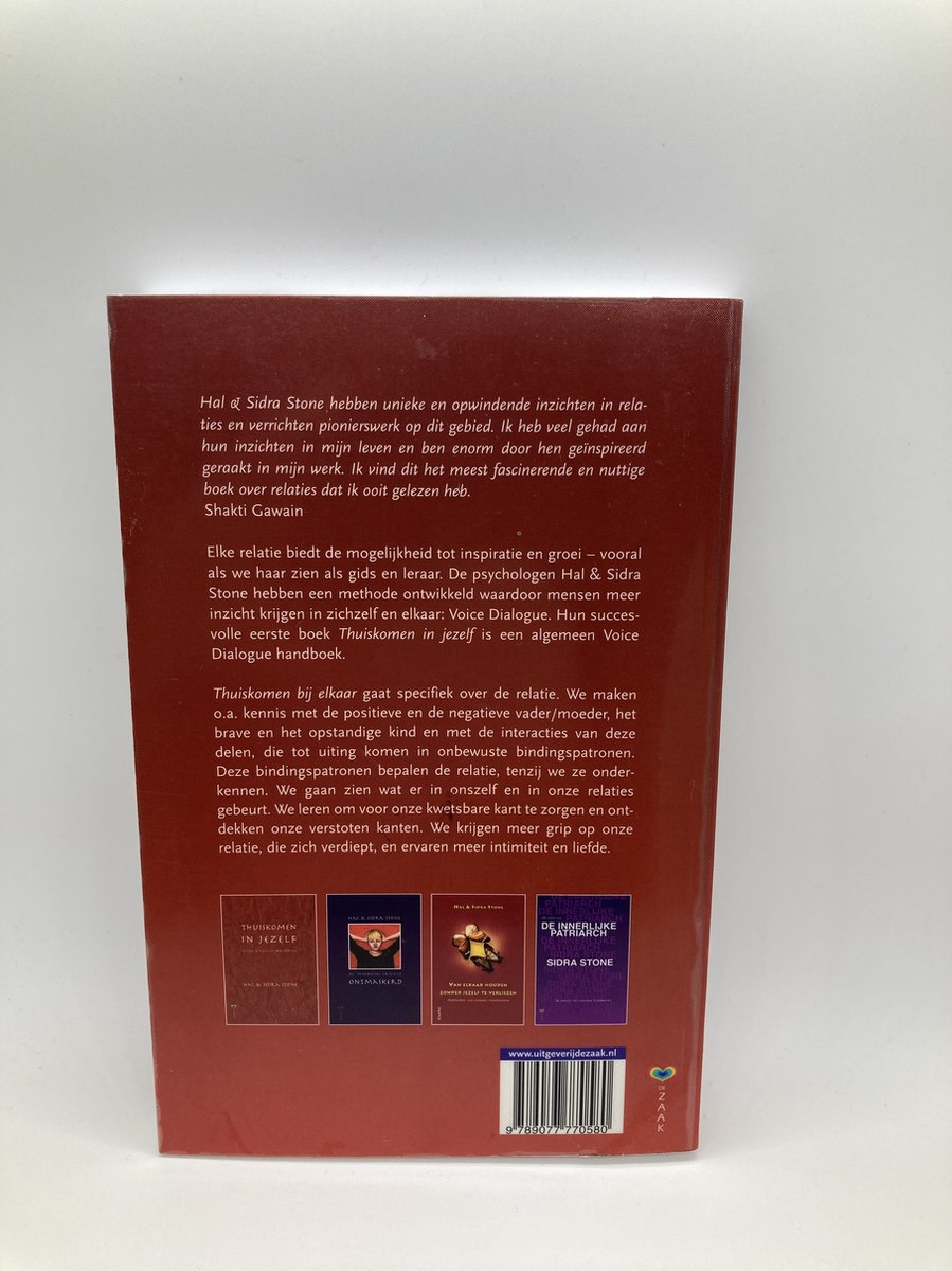 Thuiskomen bij elkaar - back cover