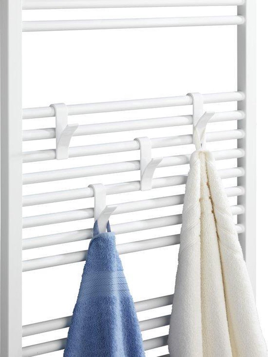 *** 6x Handdoek Haak - Kleding Haak Voor Radiator - Radiatorhaakje - Handdoek Houder Hange