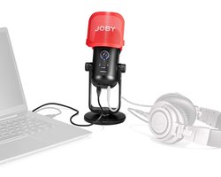 Joby JB01775-BWW microfoon Zwart, Rood Microfoon voor studio's