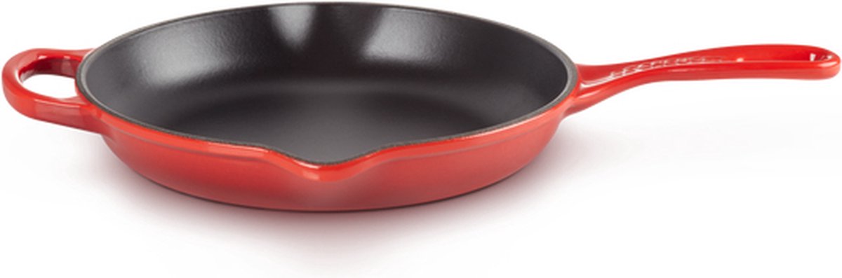 Le Creuset - Gietijzeren ronde skillet in Kersenrood 23cm