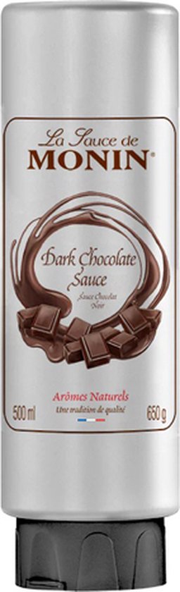 Foto: Monin dessert topping dark chocolate 50 cl