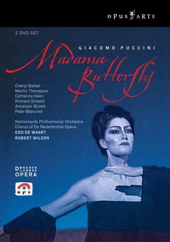 Giacomo Puccini's Madama Butterfly, 2 DVD set, met Cheryl Barker, Edo de Waart en Robert Wilson.
