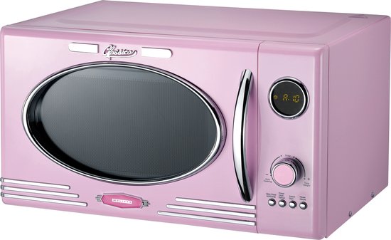 Melissa Vrijstaande Solo-Magnetron met Grill - 23 liter - 800W - Retro - 16330130 - Roze