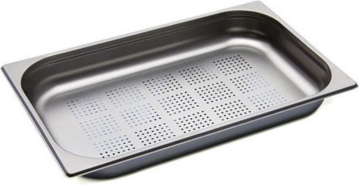 RVS GNPan | Geperforeerd | 1/1GN | 15cm hoog | Combisteel | 7476.0210