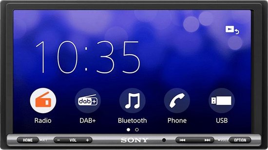 Sony XAV-AX3250 - Autoradio met Bluetooth - USB - DAB+ - 2 din Scherm met 1  din Body | bol.com