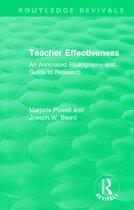 Routledge Revivals- Teacher Effectiveness