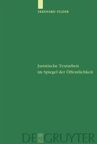 Studia Linguistica Germanica70- Juristische Textarbeit im Spiegel der Öffentlichkeit