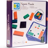BS Toys Vierkantpuzzel - Educatief Speelgoed - Hout - Vanaf 6 Jaar - Kinderspel - Cadeau kind