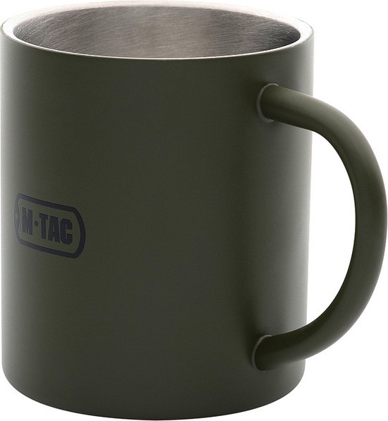 RAMBUX® M-Tac - Tasse thermos - Vert armée - Mug - Double paroi sous vide -  Mug... | bol.