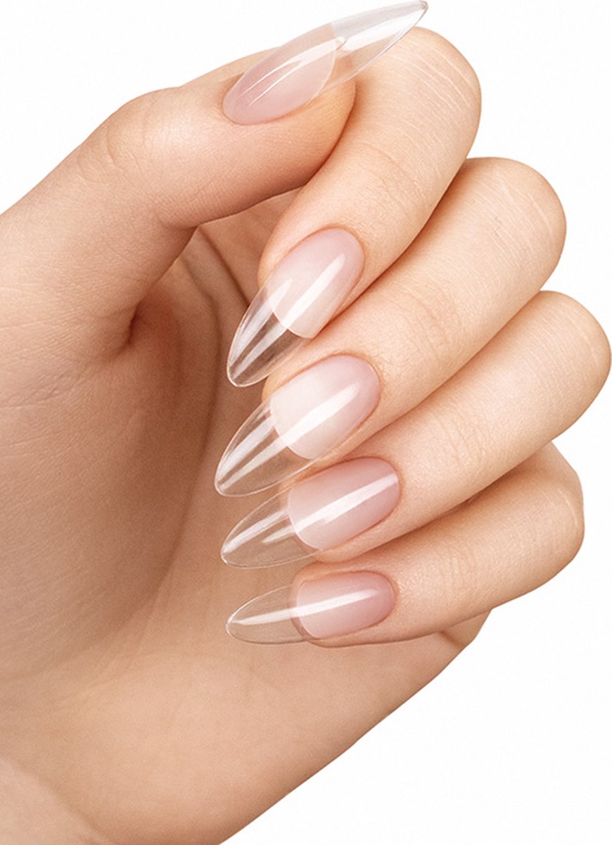 Goedkoopste Victoria Vynn – Soft Gel Tips Medium Almond Clear 500 stuks - hoge kwaliteit - plaknagels - press on nails - plak- nagel - nagels - manicure - nagelverzorging - nagelstyliste - nagelstylist - gel - acryl - uv / led - callance
