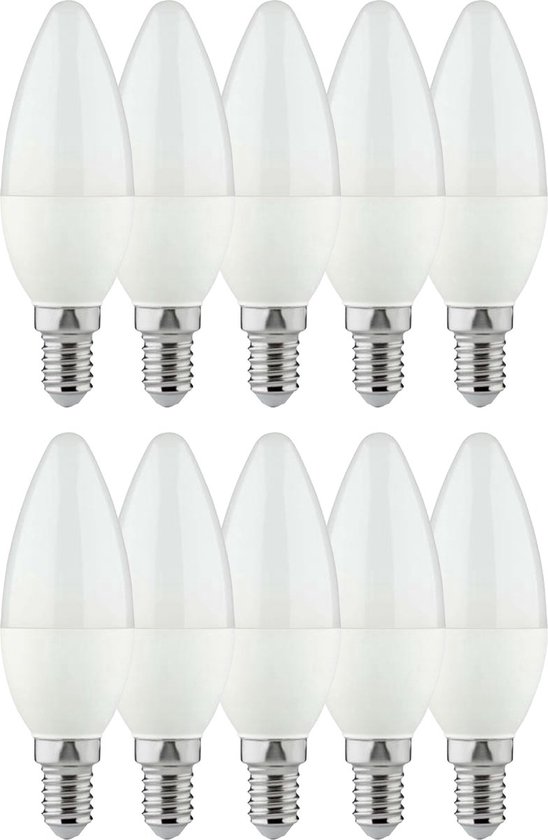Lampes LED LongLite - Petit culot E14 - lumière blanche chaude - Pack économique - 10 pièces
