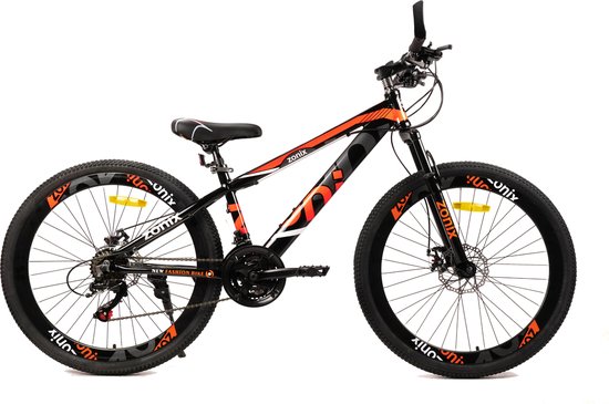 Zonix New Fashion Mtb 24 Inch -alumunium- 21 Speed Shimano Oranje