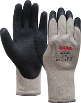 OXXA Cold-Grip 47-180 handschoen M/8 Oxxa - Zwart/grijs - Latex - Gebreid manchet - EN 388:2016