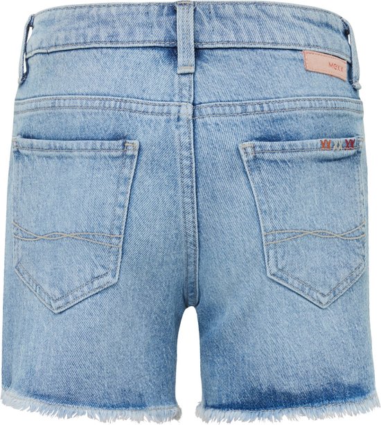 TINA SHORT Mid Waist/ Regular Leg Short Jeans Meisjes - Crown Bleach - Maat 110-116