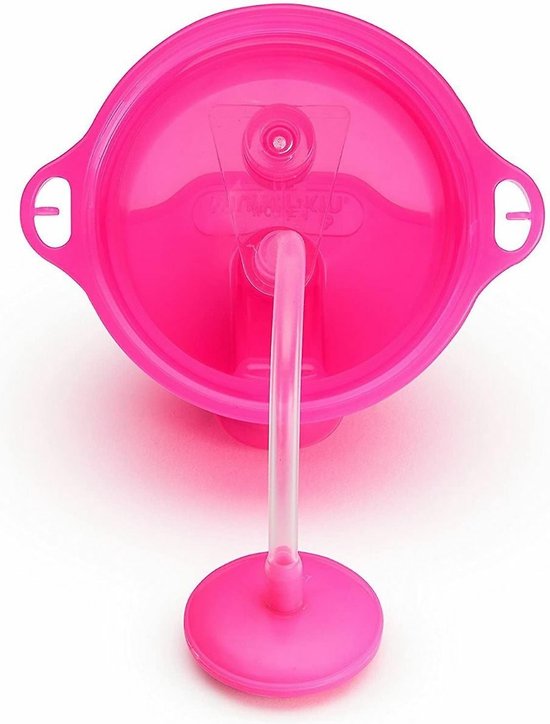 Set 2 Tazze Munchkin Click Lock - Antigoccia Con Cannuccia, Senza BPA, 296ml, Rosa/Viola - Foto 9
