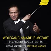 Mathias Manasi, Slovak Sinfonietta Zilina - Symphonies Nos 34, 35, 36 (CD)