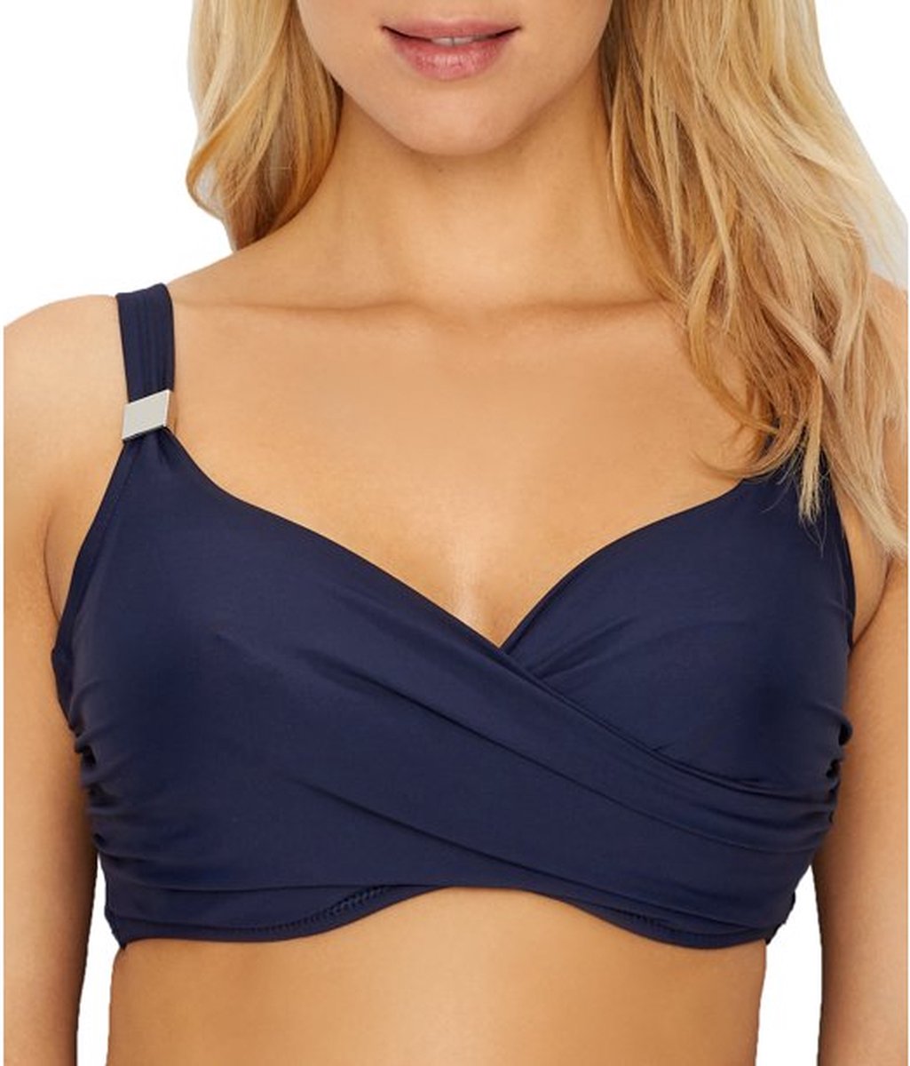 Miraclesuit - Surplice - bikini top - Midnight Blue - maat 75 F