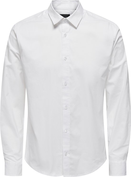 ONLY & SONS ONSANDY SLIM EASY IRON POPELINE SHIRT NOOS Chemise Homme - Taille XXL