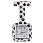 Fako® - Montre d' infirmière - Fako® infirmière - Carré en Siliconen - Pieds