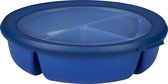 Mepal - Multikom Cirqula vershouddoos - 3-vaks bento bowl - 250 ml, 250 ml & 500 ml - Rond - Vivid blue