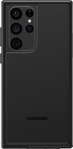 Geschikt voor LifeProof See Samsung Galaxy S22 Ultra Hoesje Transparant Zwart