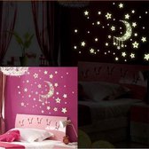 *** 2 feuilles d'autocollants Glow pour chambre d'enfant avec étoiles et lune - de Heble® ***
