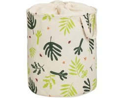 About You - Opvouwbare wasmand met bladeren - 38 x 38 x 40 cm