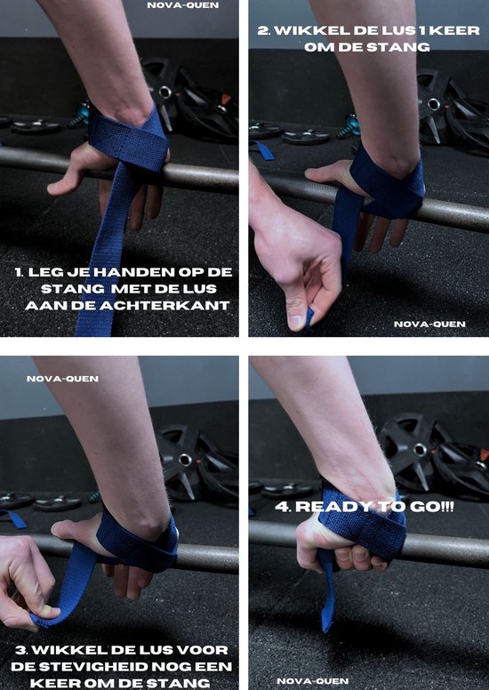MKAS Lifting straps 2 Stuks 5 Verschillende kleurenLifting grip