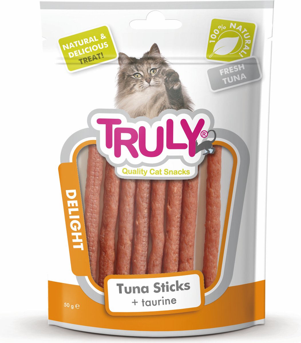 Kattensnack met Tonijn, Taurine & Omega 3 (20 zakjes)
