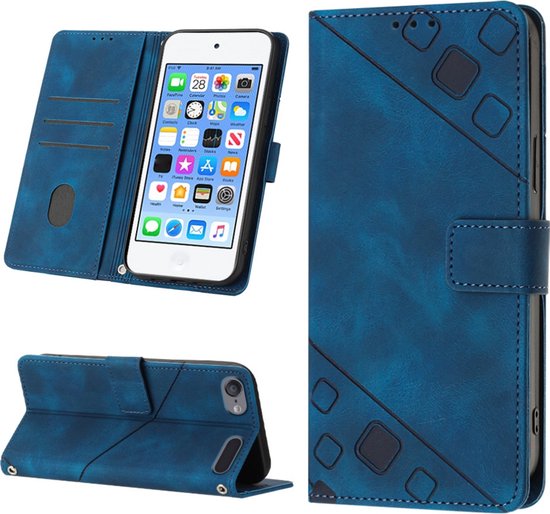 Luxe Bescherm-Etui Hoes voor iPod Touch - 5G 6G 7G - Blauw - 