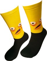 Verjaardags cadeau - Gezicht sokken - Smiley Print sokken - vrolijke sokken - valentijn cadeau - aparte sokken - grappige sokken - leuke dames en heren sokken - moederdag - vaderdag - Socks waar je Happy van wordt - Maat 40-45