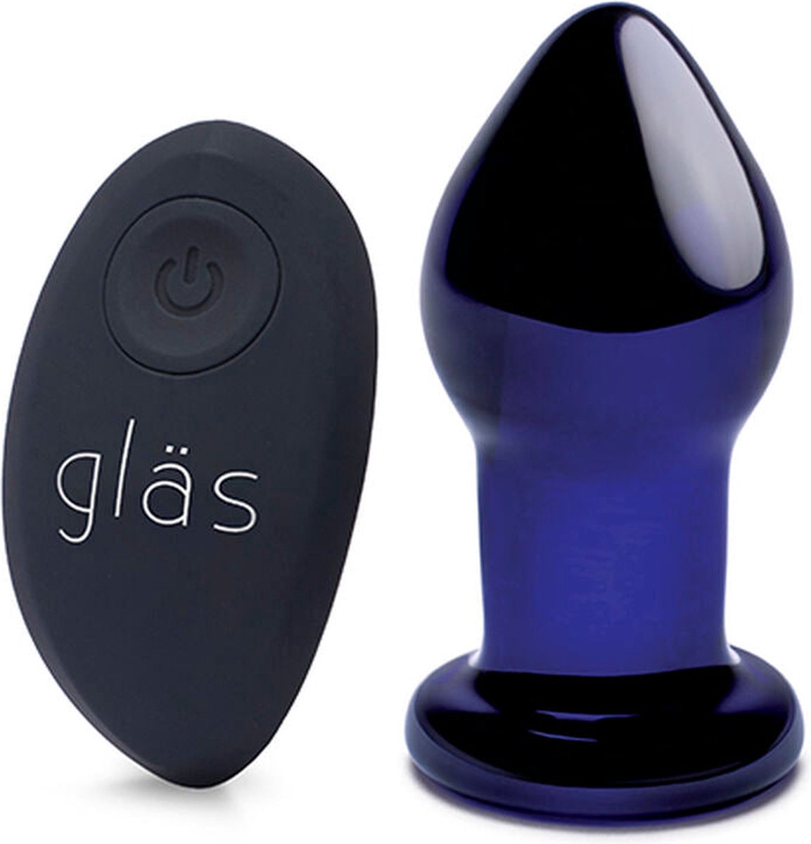 Goedkoopste Glas - Rechargeable Remote Controlled Vibrating Butt Plug