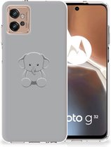Telefoonhoesje Motorola Moto G32 Hippe Hoesjes Baby Olifant