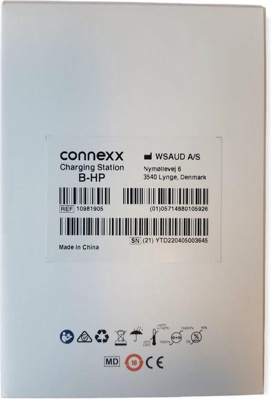 Connexx Charging station BHP oplader voor hoortoestellen geschikt voor